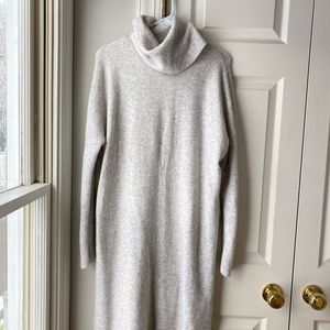 Madewell Viewpoint Wool Turtleneck Sweater Dress